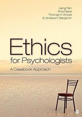 Ethics For Psychologists |  | Nieuw, Verzenden