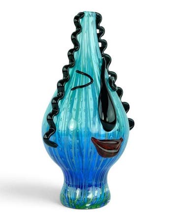 sculptuur, Large Picasso Style Vase - 40 cm - Glas
