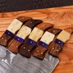 Keukenmes - Chefs knife - Gevouwen staal, hout, rundbot en