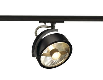 SLV 1-Fase-Rail spot KALU TRACK AR111 - ES111 zwart, Huis en Inrichting, Verzenden, Nieuw, Metaal