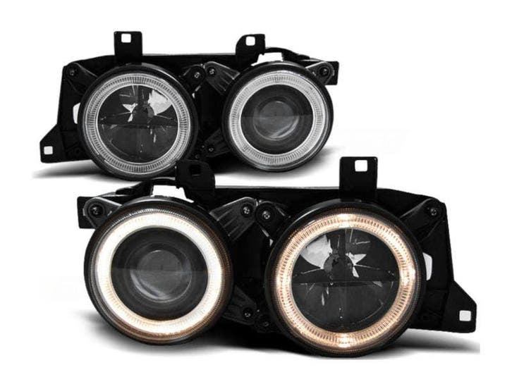 Angel Eyes Black edition koplamp units geschikt voor BMW, Auto-onderdelen, Verlichting, Nieuw, BMW, Verzenden
