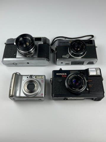 Olympus, Konica, Yashica, Sony multi model Analoge camera