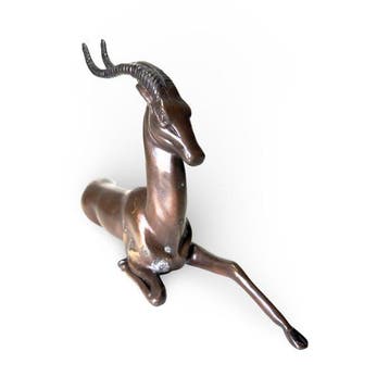 Attr. Pierre Le Faguays - Beeld, Liggende Antilope - 18 cm -