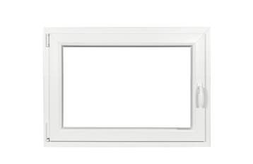 PVC raam draaikiep b100xh60 cm Wit, Ophalen of Verzenden, Gevelraam of Ruit