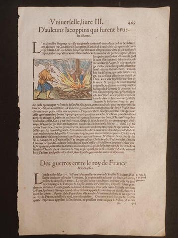 Sebastian Münster (1489–1552) - Cosmographie Universelle -, Antiek en Kunst