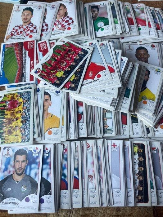 Panini Panini WK 2018 Rusland – Groot bulk lot ±1000+, Collections, Autocollants