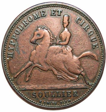 Frankrijk. Second Empire – Jeton d’entrée Hippodrome et