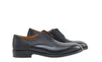 TESTONI - 8 UK - 42 IT - Derby Shoes Calf Blue Navy -, Nieuw