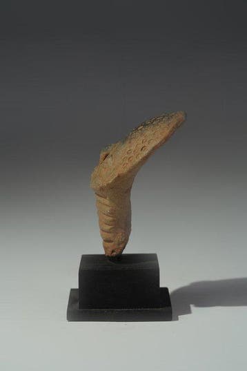 Een terracotta-hoofd - Akan - Ghana (Zonder minimumprijs)