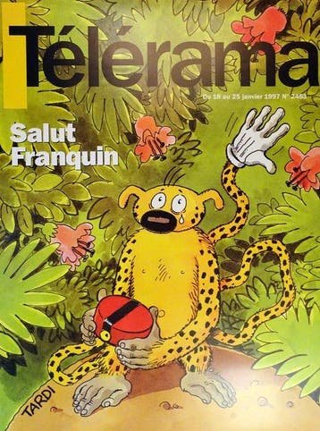 Tardi, Jacques - 1 Offset Print - Salut Franquin - 1997, Livres, BD