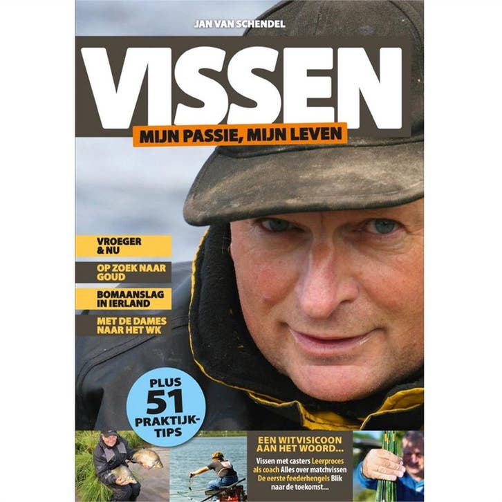 Vissen mijn passie, mijn leven - Jan van Schendel -, Boeken, Hobby en Vrije tijd, Zo goed als nieuw, Verzenden