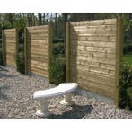 Panneau de jardin en bois - panneau à monter avec lattes, Neuf