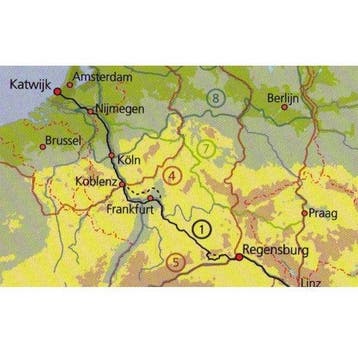 Limes fietsroute langs de noordgrens van het Romeinse Rijk /, Verzenden, Clemens Sweerman