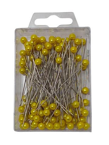 Parelspelden WM 08 Geel 6 mm doosje 100 stuks, Nieuw
