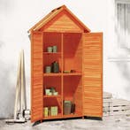vidaXL Tuinschuur 89x52,5x175 cm massief grenenhout bruin, Verzenden, Nieuw