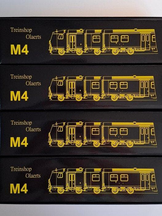 Treinshop Olaerts H0 - Modeltrein personenwagonset (4) - Set, Hobby & Loisirs créatifs, Trains miniatures | HO