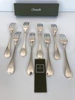 Christofle - Vork - Set van 8 eetvorken, model Albi, met