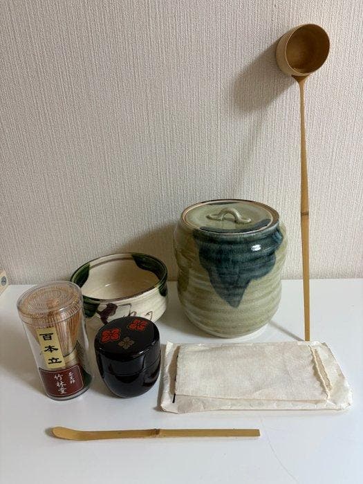 Service à thé - Tabi-Dansu Style Portable Cabinet Set -, Antiek en Kunst, Antiek | Overige Antiek