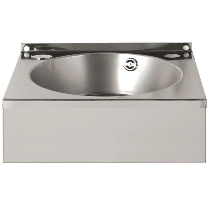 Handwasbak | RVS | 1 Kraangat | 384x333x138(h)mm Basix, Zakelijke goederen, Horeca | Keukenapparatuur, Nieuw in verpakking, Verzenden