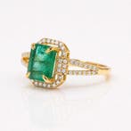 Sans prix de réserve - Bague - 14 carats Or jaune - 1.99ct.