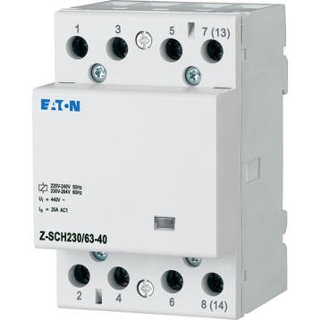 Eaton Installation Contactor 230VAC 50Hz 63A 4NO 3HP -, Doe-het-zelf en Bouw, Elektriciteit en Kabels, Verzenden, Nieuw
