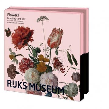 Kaartenmapje met env, vierkant: Flowers, Collection, Ophalen of Verzenden