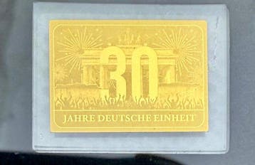 Duitsland. Gold medal ND 2x1/500 Oz oro (.999) acuñación