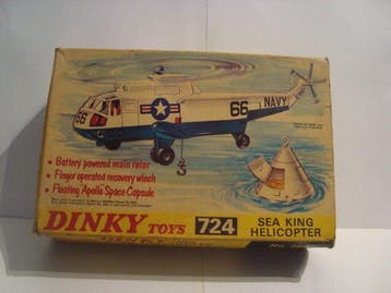 Dinky Toys - Speelgoed helikopter Sea King Helicopter n° 724, Nieuw