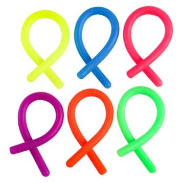 6-Pack Noodle Strings - Rekbaar Fidget Anti Stress Pop It, Verzenden, Nieuw