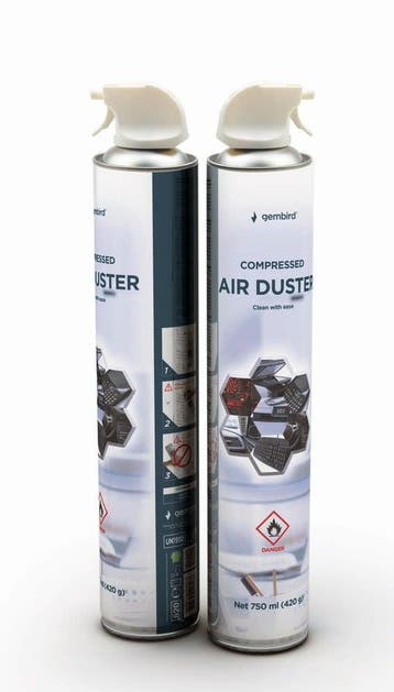 Gembird Air Duster Spuitbus  perslucht  600 ml, Ophalen of Verzenden
