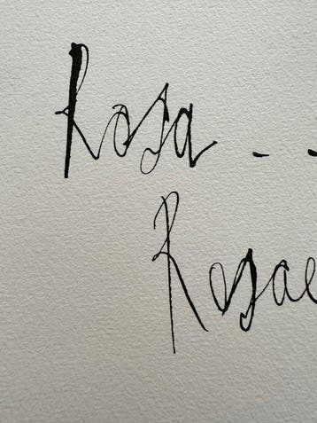 Bernard Buffet (1928-1999) - Rosa..Rosae, Antiquités & Art