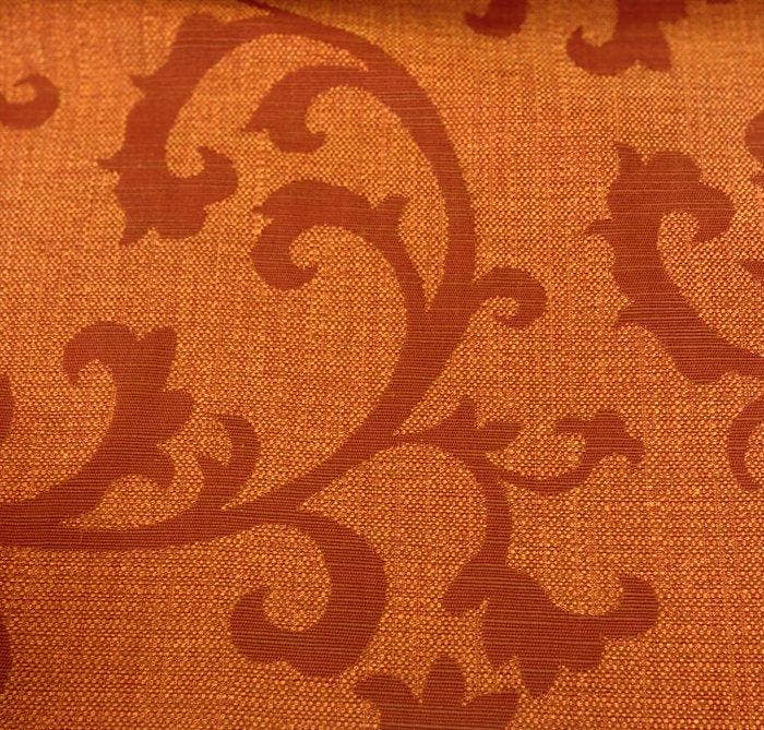 Prachtige stof met gestileerde bloemvoluten en klassieke, Antiquités & Art, Tapis & Textile