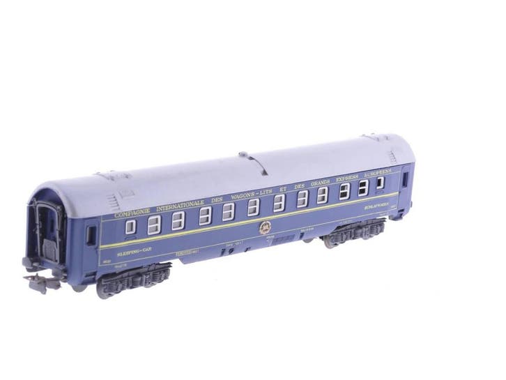 Schaal H0 Pocher 215 Slaapwagen 215 CIWL blauw 4621, er z..., Hobby & Loisirs créatifs, Trains miniatures | HO, Enlèvement ou Envoi