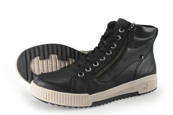 Rieker Veterboots in maat 38 Zwart, Vêtements | Femmes, Chaussures, Verzenden, Overige typen