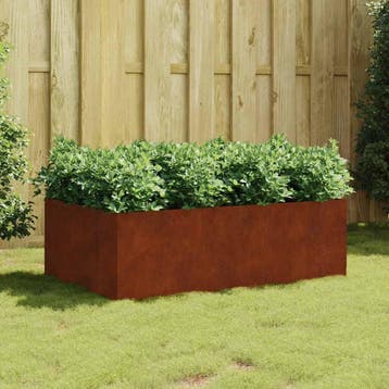 vidaXL Plantenbak verhoogd 120x80x40 cm cortenstaal, Verzenden