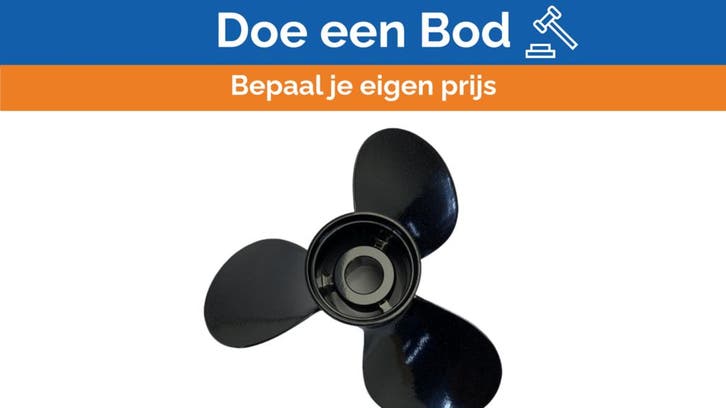 Bieden: Michigan Vortex 3-Blade Aluminum Propeller 11 1/4 x, Watersport en Boten, Bootonderdelen, Ophalen of Verzenden
