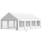 MaxxGarden Partytent 4x8m Prof 220gr 38mm (Buizententen), Tuin en Terras, Ophalen of Verzenden, Nieuw