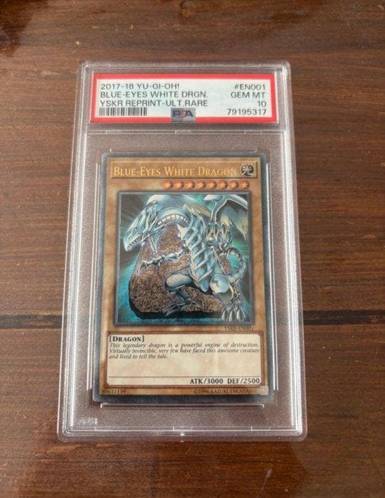 Konami - 5 Graded card - Yu-Gi-Oh! - Blue-Eyes White Dragon, Collections, Collections Autre