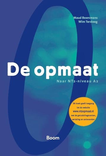 De opmaat / NT2 op maat 9789085067238 Wim Tersteeg, Verzenden, Zo goed als nieuw, Wim Tersteeg