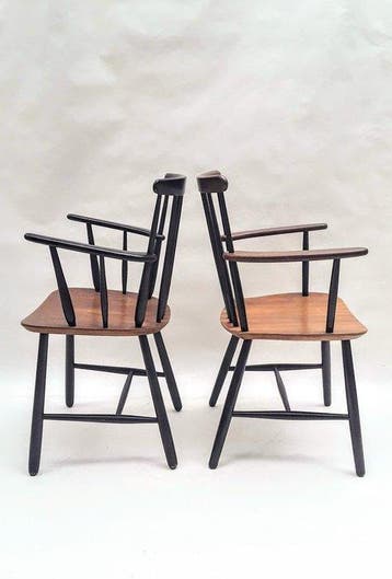 Farstrup - Poul Volther - Fauteuil (2) - Birch, Teak -