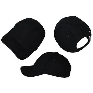 Basic Blanco Pet Zwart 3 Stuks - Officiële Merchandise