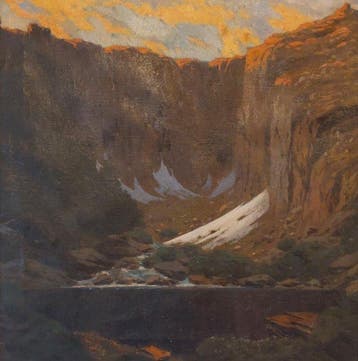 Nándor Katona (1864–1932), atributed to - Alpine Mountain
