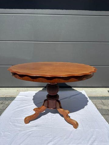 Biedermeier - Centre de table - Acajou, Antiquités & Art