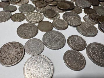 Nederland. 1849 tot 1943- 10 en 25 cent Zilver (Zonder