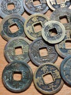 Korea. 1 Mun - 10 Mun, Lot of 18 coins. Incl. rarer