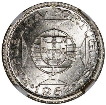 Macao portugais. 1 Pataca 1952 - NGC MS66