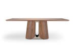Veiling - Eettafel Walnoot 240x110x76 - Rechthoek ronde rand, Huis en Inrichting, Tafels | Eettafels, Nieuw