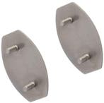 SecuCare wandbeugel lijmbevestiging rvs 2 stuks