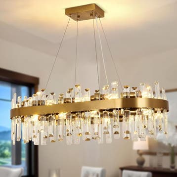Gouden Kroonluchter 20x E14 | Retour deal | Snel beslissen, Huis en Inrichting, Verzenden, Zo goed als nieuw, Metaal, Modern