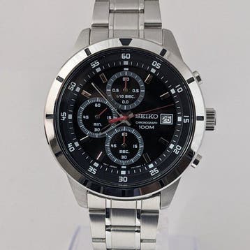 Seiko - Chronograph 100 Watch - Black dial - Zonder
